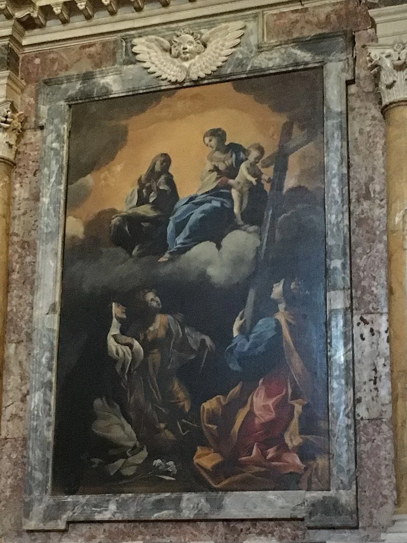 132-San Domenico, Spoleto. Madonna con Bambino e sante 